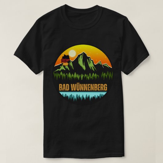 Bad Wünnenberg, Duitsland T-shirt (Design voorkant)