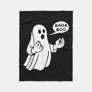 Bada Boo Italiaans spook grappige Halloween T-shir Fleece Deken