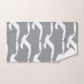 Badaccessoire 'Vogel in vlucht' donkergrijs     Bad Handdoek (Handdoek)