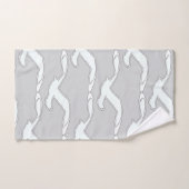 Badaccessoire 'Vogel in vlucht' lichtgrijs     Bad Handdoek (Handdoek)