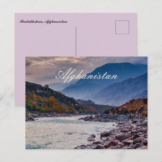 Badakhshan Afghanistan Briefkaart (Voorkant / Achterkant)
