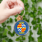 Badalona Round Emblem Sleutelhanger (Hand)