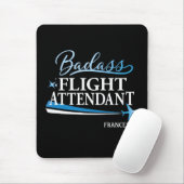 Badass Attendant Personalize Black Muismat (Met muis)