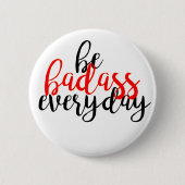 Badass-badge Ronde Button 5,7 Cm (Voorkant)