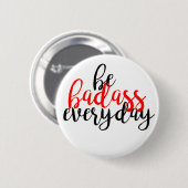 Badass-badge Ronde Button 5,7 Cm (Voorkant /achterkant)