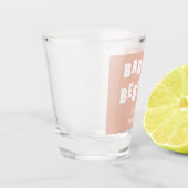 Badass Besties Grappige Bruidsmeisje Favor Foto Gi Shot Glas (Links)