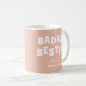Badass Besties Grappige Bruidsmeisje Favor Gift Koffiemok (Voorkant rechts)