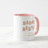Badass Besties Grappige Bruidsmeisje Favor Gift Mok (Voorkant rechts)