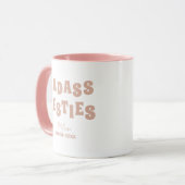 Badass Besties Grappige Bruidsmeisje Favor Gift Mok (Voorkant links)