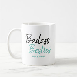 Badass Besties Turquoise Blue Koffiemok