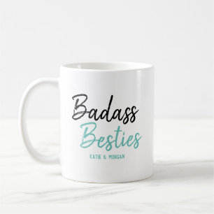 Badass Besties Turquoise Blue Koffiemok