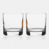 Badass Bison Boerderij Logo Whisky Glas (Rechts)