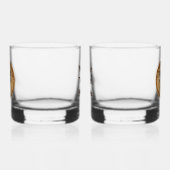 Badass Bison Boerderij Logo Whisky Glas (Links)