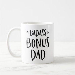 Badass Bonus Pap Stepdad Vaderdag Stepfather Koffiemok