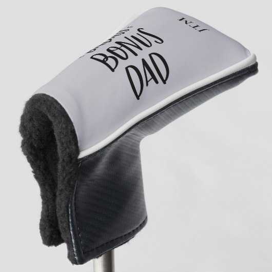 Badass Bonus Pap Stepfather Vaderdag Stepdad Golfheadcover (3/4 voorkant)