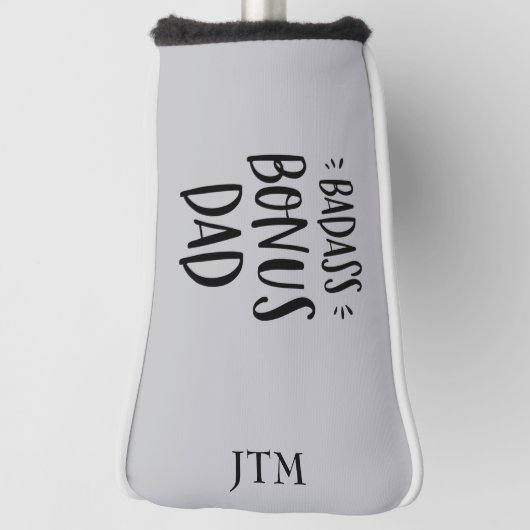 Badass Bonus Pap Stepfather Vaderdag Stepdad Golfheadcover (Draai 90)