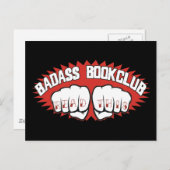 Badass Bookclub Briefkaart (Voorkant / Achterkant)