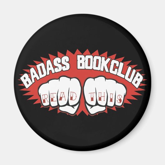 Badass Bookclub Magneet (Voorkant)