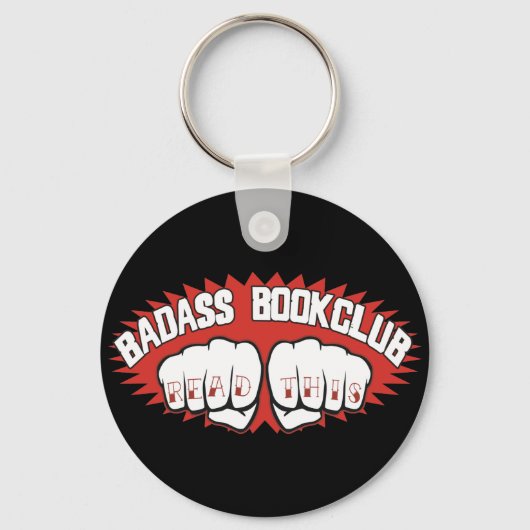 Badass Bookclub Sleutelhanger (Voorkant)