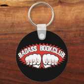 Badass Bookclub Sleutelhanger (Voorkant)