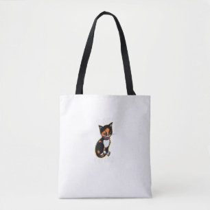 Badass Cat Mam Fun Calico Tote Bag