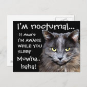 Badass Cats Briefkaart (Voorkant / Achterkant)