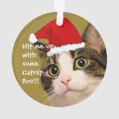 Badass Cats - "Catnip" Ornament (achterkant)