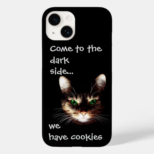 Badass Cats - "Donkere kant heeft koekjes" Case-Mate iPhone Case (Achterkant)