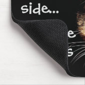 Badass Cats - "Donkere kant heeft koekjes" Muismat (Hoek)