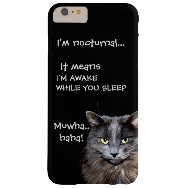 Badass Cats - "Ik ben nachtelijk..." Case-Mate iPhone Case (Achterkant)