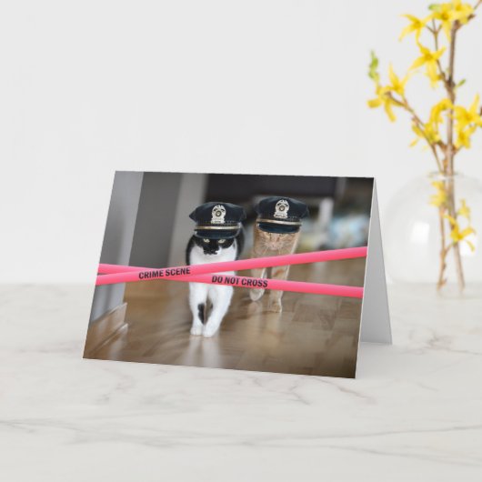 Badass Cats Kaart (Gele Bloem)