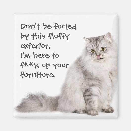 Badass Cats Magneet (Voorkant)