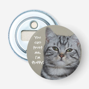 Badass Cats - "Vertrouw me!" Button Flesopener