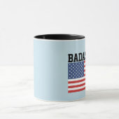 BADASS DAD PATRIOTIC COFFEE MOK (Midden)
