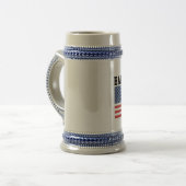 BADASS DAD PATRIOTISCHE BEER STEIN BIERPUL (Voorkant links)