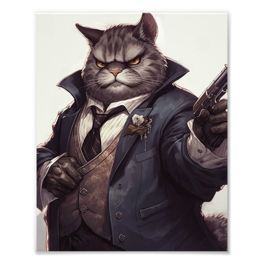 Badass Dieren Poster (Voorkant)