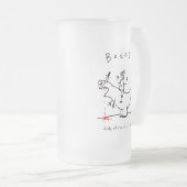 Badass Dinosaur Guy Matglas Bierpul (Voorkant rechts)