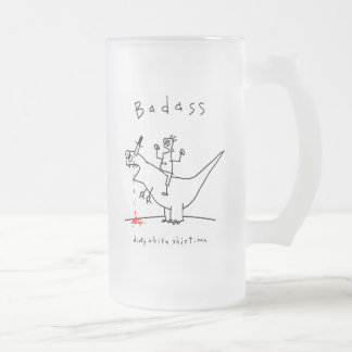 Badass Dinosaur Guy Matglas Bierpul