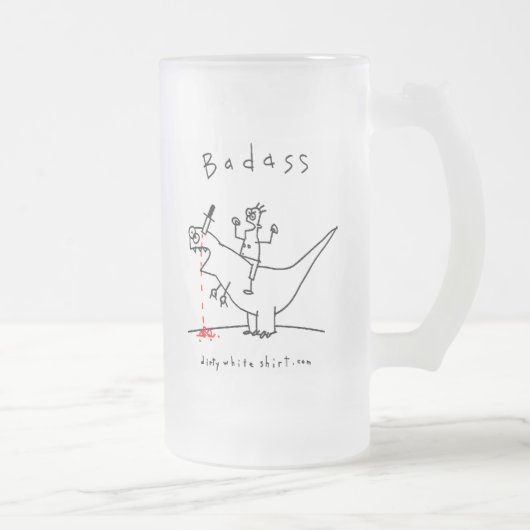 Badass Dinosaur Guy Matglas Bierpul (Rechts)