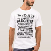 Badass-dochter heeft Tattoos T-shirt (Voorkant)