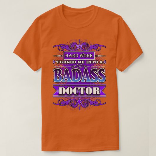 BADASS Doctor T-shirt (Design voorkant)