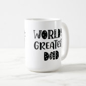 Badass Doggo Fathers Day Custom Photo Koffiemok (Voorkant rechts)