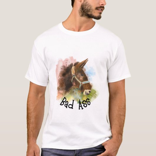 Badass, Donkey T-shirt (Voorkant)