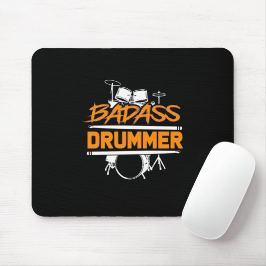 Badass Drummer Muismat (Met muis)