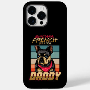 Badass French Bulldog papa Case-Mate iPhone 14 Pro Max Hoesje