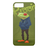 Badass Frog Ribbit Case-Mate iPhone Case (Achterkant)