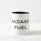 Badass Fuel Funny Humor Mok (Midden)