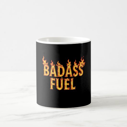 Badass Fuel Trendy Grappig Quote Koffiemok (Center)