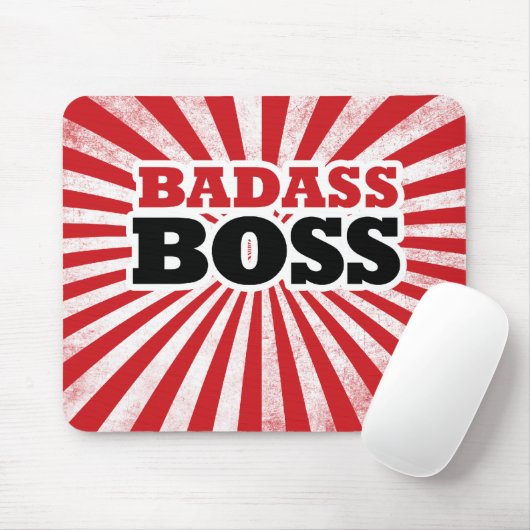 Badass Funny Boss Muismat (Met muis)