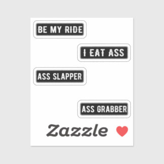 Badass Funny Helmet Stickers Pack III